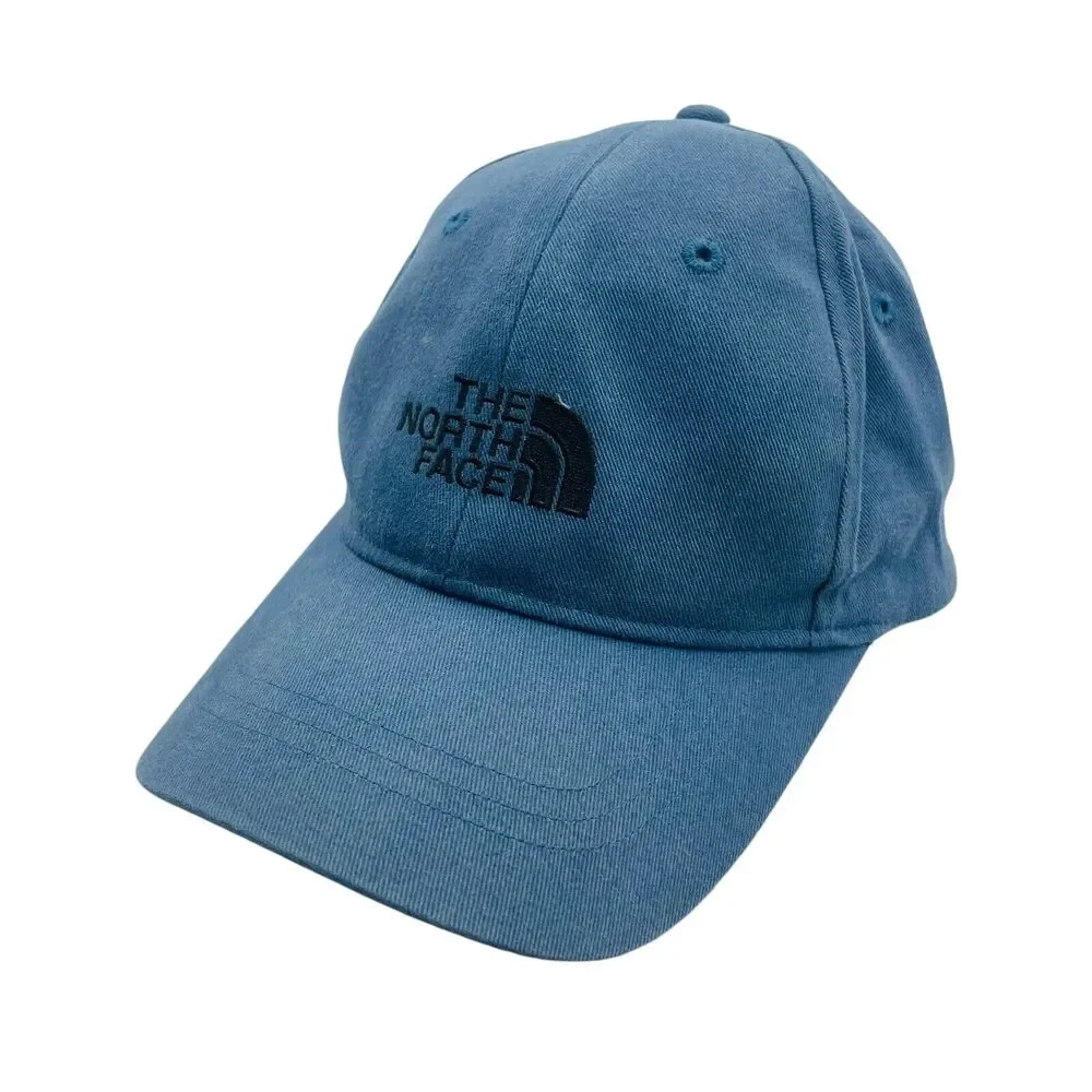 North Face TNF Blue 100% Cotton Strapback Hat Cap
